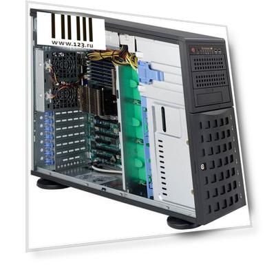Корпус SuperMicro CSE-745BAC-R1K28B2 Midi-Tower 2x1280W черный