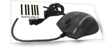 Мышь проводная A4TECH F3 чёрный USB