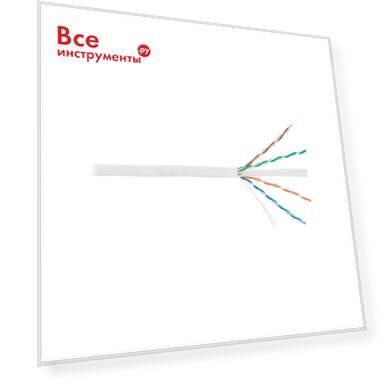 Тип: Сетевой (UTP, FTP), Цвет: белый, Длина: 305.000, Диаметр: 6.300, Изоляция: полиэтилен, Материал: медь, Оболочка: компаунд, не содержащий галогенов (LSZH), Стандарт: ГОСТ, Упаковка: бухта, Вес нетто: 14.200