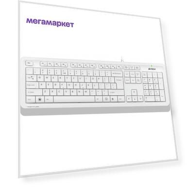 Проводная клавиатура A4Tech FStyler FK10 White