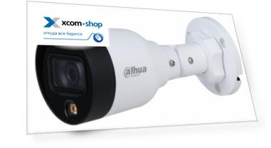 Видеокамера IP Dahua DH-IPC-HFW1439SP-A-LED-0360B-S4 уличная цилиндрическая Full-color 4Мп; 1/3” CMOS; объектив 3.6мм