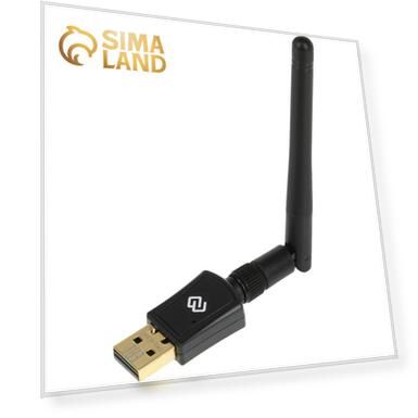 Сетевой адаптер WiFi Digma DWA-AC600E AC600 USB 2.0 (ант.внеш.съем) 1ант. (упак.:1шт)