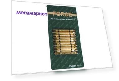 1/4 Набор Бит Филипс Рн.2 (45мм) 10 Предметов FORCE арт. 2101