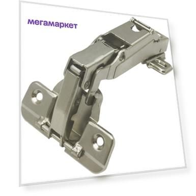 Tech-Krep Петля угловая c доводчиком Clip-on сэконом 90, D35 /2 шт/ 145064