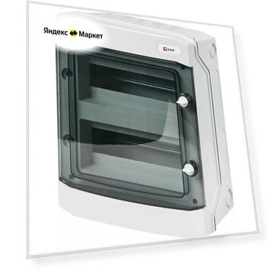 Щит распределительный навесной EKF Proxima Unix 65 24 модулей IP65 пластик цвет белый