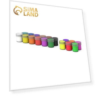 Гуашь 18 цветов х 20 мл, ErichKrause "Jolly Friends", в картонной упаковке