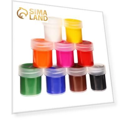 Гуашь 9 цветов х 20 мл, ErichKrause "Jolly Friends", в картонной упаковке