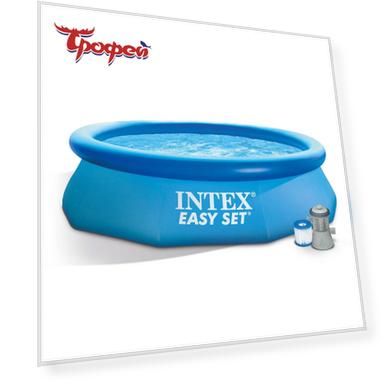 Бассейн Easy Set 3,05 х 0,76 м + фильтр-насос 220 В (28122) INTEX