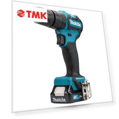 Аккумуляторная дрель-шуруповерт Makita HP332DWAE ударная