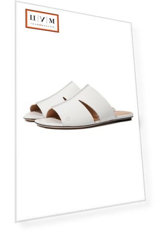 Цвет: Белый, Материал: Подкладка-кожа: 100%; Кожа: 100%; Подошва-кожа: 100%;, Размер производителя: 36