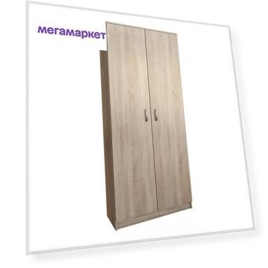 Платяной шкаф MFMaster MAS_MST-PDO-SH2-R-16-DS 35х88,3х200, дуб сонома