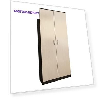 Платяной шкаф MFMaster Ольга (Ш2) MAS_MST-PDO-SH2-R-16-VD 90х35х200, венге