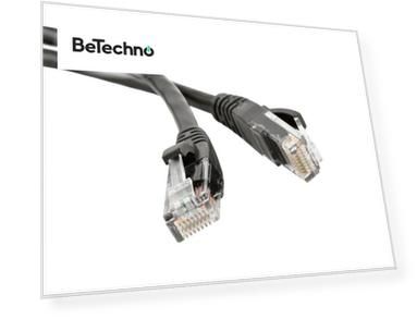 Патч-корд TWT TWT-45-45-0.3-BK RJ45 - RJ45, 4 пары, UTP, категория 5е, 0.3 м, черный