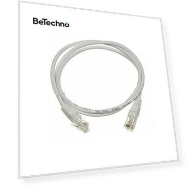 Патч-корд TWT TWT-45-45-2.0/6-GY RJ45 - RJ45, 4 пары, UTP, категория 6, 2 м, серый