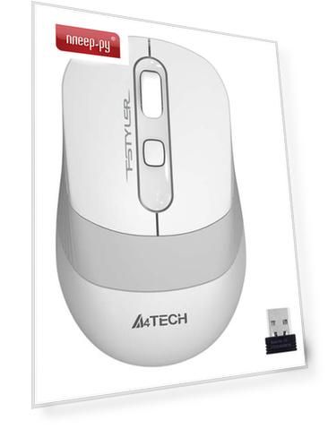 Мышь A4Tech Fstyler FG10 White-Grey