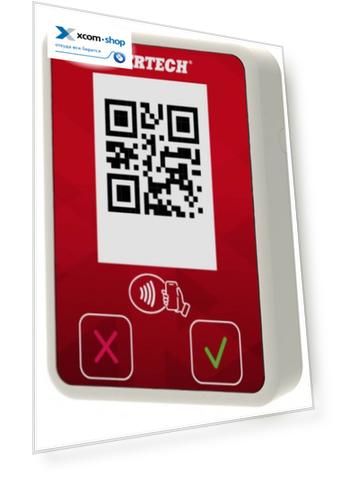 Терминал оплаты Mertech 2137 СБП Mini с NFC белый/красный