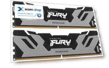 Модуль памяти DDR5 48GB (2*24GB) Kingston FURY KF572C38RSK2-48 Renegade Silver/Black 7200MHz CL38 1RX8 1.45V 288-pin 24Gbit
