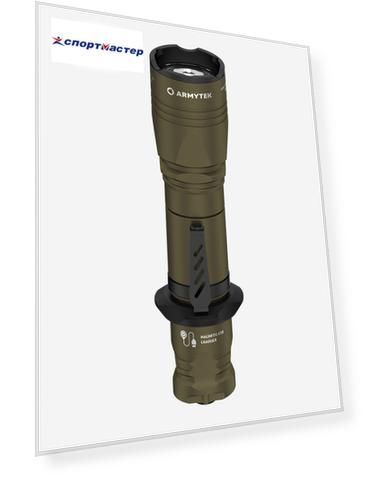 Фонарь ручной Armytek Dobermann Pro Magnet USB Olive, теплый свет, Коричневый