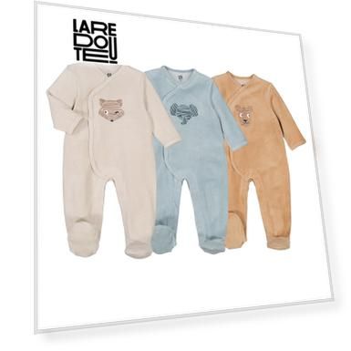 Комплект из 3 цельных пижам LaRedoute