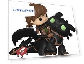 Фигурка Funko POP Rides: How to Train Your Dragon 2 – Hiccup with Toothless (123) (81181)