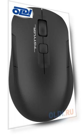 Мышь A4Tech Fstyler FG16C Air2 черный оптическая (2000dpi) беспроводная USB для ноутбука (3but)