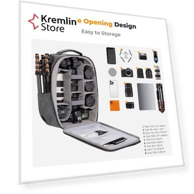 Рюкзак K&F Concept HardShell 22L Серый KF13.134V4