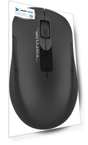 Мышь Wireless A4Tech Fstyler FG15C Air2 черная, оптическая (1200dpi), USB, для ноутбука, (3but) (2012615)