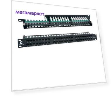 Патч-панель Cabeus PLHD-48-Cat.6-Dual IDC-1U