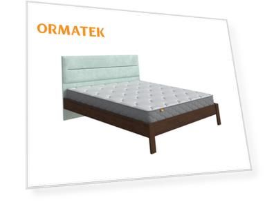 Кровать Орматек Albero Soft (Ткань/Массив (береза) Мокко (береза)/Casa Мятный) 80x200
