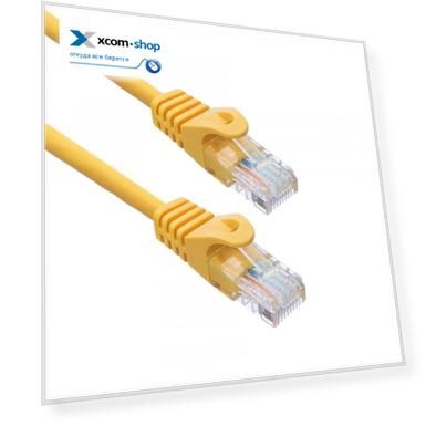 Кабель патч-корд U/UTP 5e кат. 2м ACD  24AWG 4пары, 7/0.18мм CCA желтый (741524)