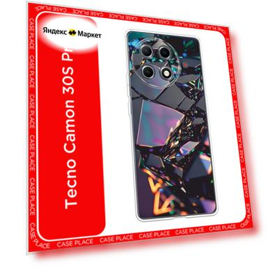 Чехол на Tecno Camon 30S Pro / Текно Камон 30S Про с принтом Отражение солнца