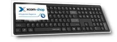Клавиатура Wireless A4Tech Fstyler FBX55C черная USB BT/Radio slim Multimedia