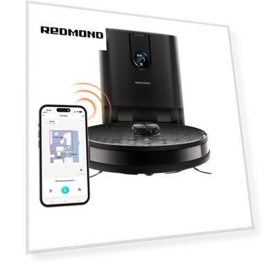 Умный робот-пылесос РЕДМОНД VR1324S WiFi