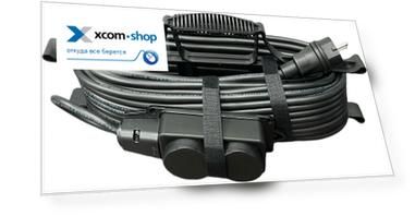 Удлинитель силовой iTOK i-CONNECT-SUR-PVS-315-2-44-40 тип SUR серии iCONNECT на рамке с заземлением ПВС 3х1,5 мм 2 гнезда IP44 ГОСТ 40 м