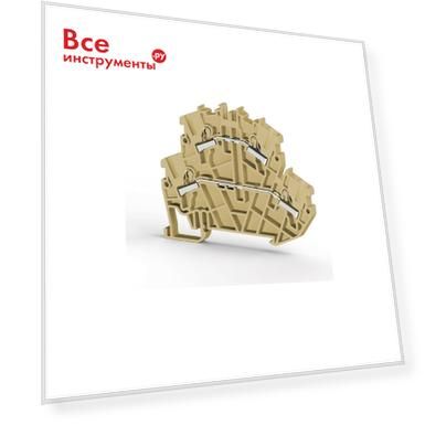 Двухъярусный пружинный быстрозажимной клеммник Klemsan PYK2,5-2F 0.0.0.3.307170