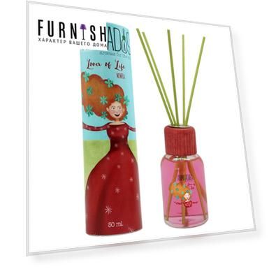 Диффузор lover of life animikados 50 мл (ambientair) прозрачный 16 см.