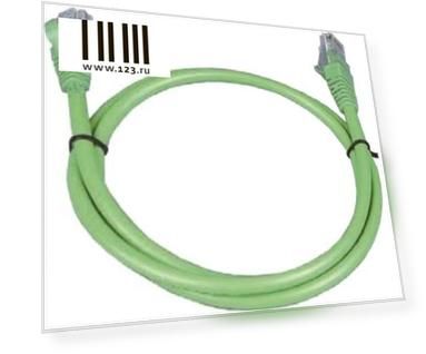 Патч-корд UTP 5е категории 2м ITK PC02-C5EU-2M зеленый