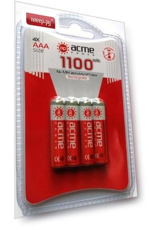 Аккумулятор AAA - AcmePower R03 1100 mAh Ni-MH (4 штуки)