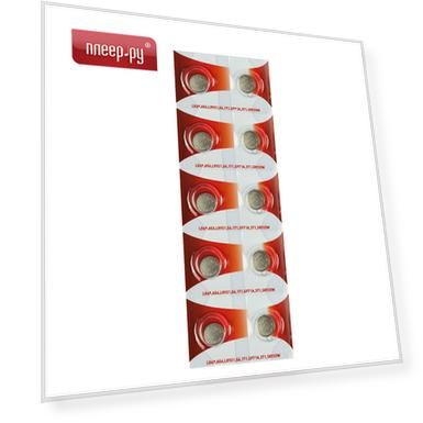 Батарейка Rexant LR69/AG6/LR921/G6/171/GP71A/371/SR920W 30-1035 (10 штук)