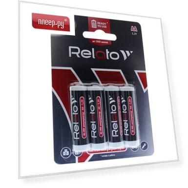 Аккумулятор AA - Relato Ready-to-Use HR6 AA2300 R2U Ni-MH 2300 mAh (4 штуки)