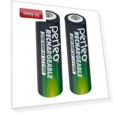 Аккумулятор AA - Perfeo 2700 mAh PF AA2700/2BL (2 штуки)