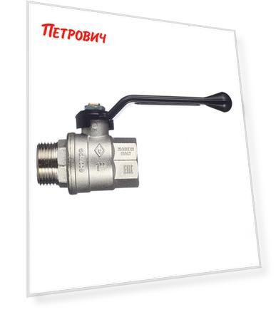 Кран шаровый 1" в/н ручка Bugatti