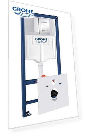 Система инсталляции для унитаза, GROHE Rapid SL 4 в 1, монтажная высота 1,13 м, (38775001)