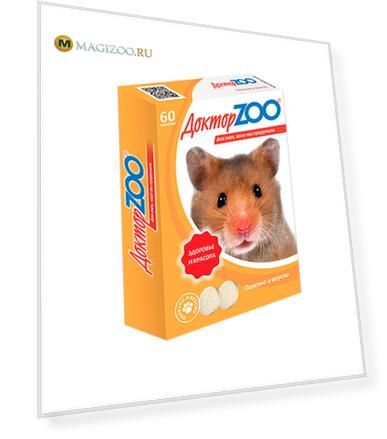 доктор Zoo мультивитаминное лакомство для грызунов (60 таблеток)