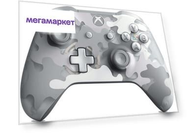 Геймпад Microsoft для PC/Xbox One Arctic Camo (WL3-00175)