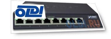 8-Port 1000Base-T Desktop Gigabit Ethernet Switch - Internal Power