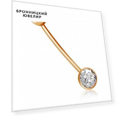 Пирсинг в пупок из золота 16611376000