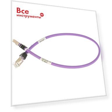 Цвет: фиолетовый, Частота: 500, Изоляция: S/FTP, Категория: 6а, Тип разъема: 2xRJ45/8P8C, Длина кабеля: 0.500