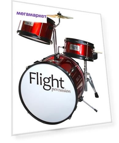 Ударная установка акустическая уменьшенная FLIGHT FK-10RD
