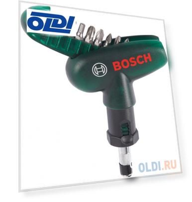 Bosch 2607019510 КАРМАННАЯ ОТВЕРТКА С 9 БИТАМИ